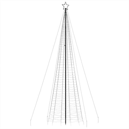 LED-kerstboom met spikes 1534 LED's 500 cm kleurrijk