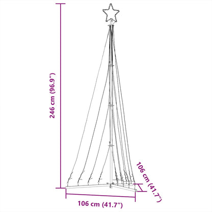 Christmas tree lights 447 warm white LEDs 249 cm