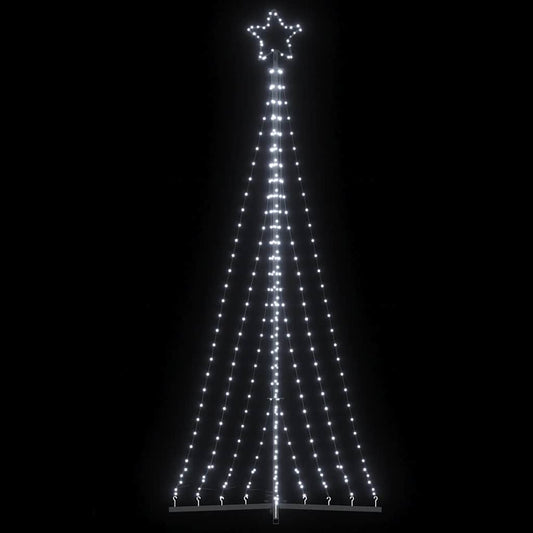 LED-kerstboom 447 LEDs koud wit 250 cm