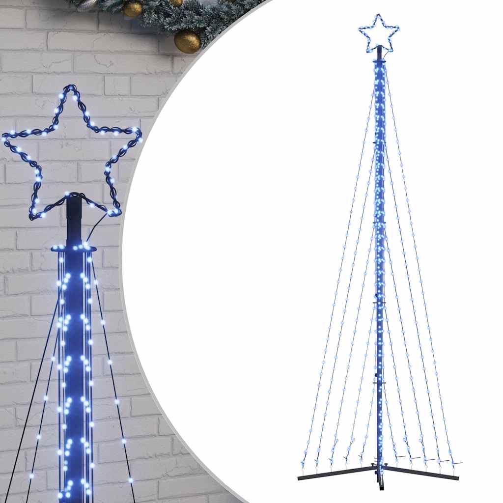Weihnachtsbaumbeleuchtung 495 blaue LEDs 300,5 cm