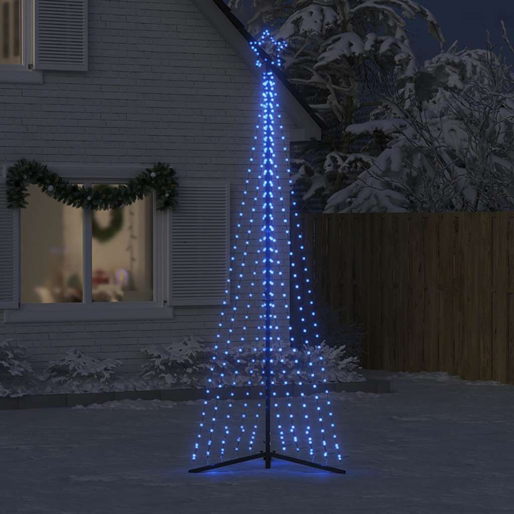 Weihnachtsbaumbeleuchtung 495 blaue LEDs 300,5 cm