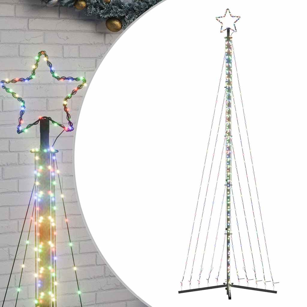 Weihnachtsbaumbeleuchtung 495 bunte LEDs 300,5 cm