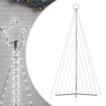 Weihnachtsbaumbeleuchtung 570 kaltweiße LEDs 399 cm