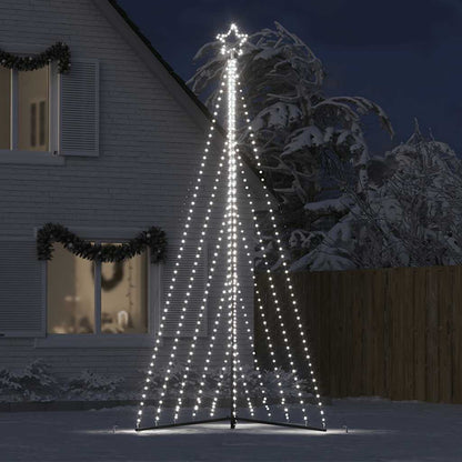 Weihnachtsbaumbeleuchtung 570 kaltweiße LEDs 399 cm