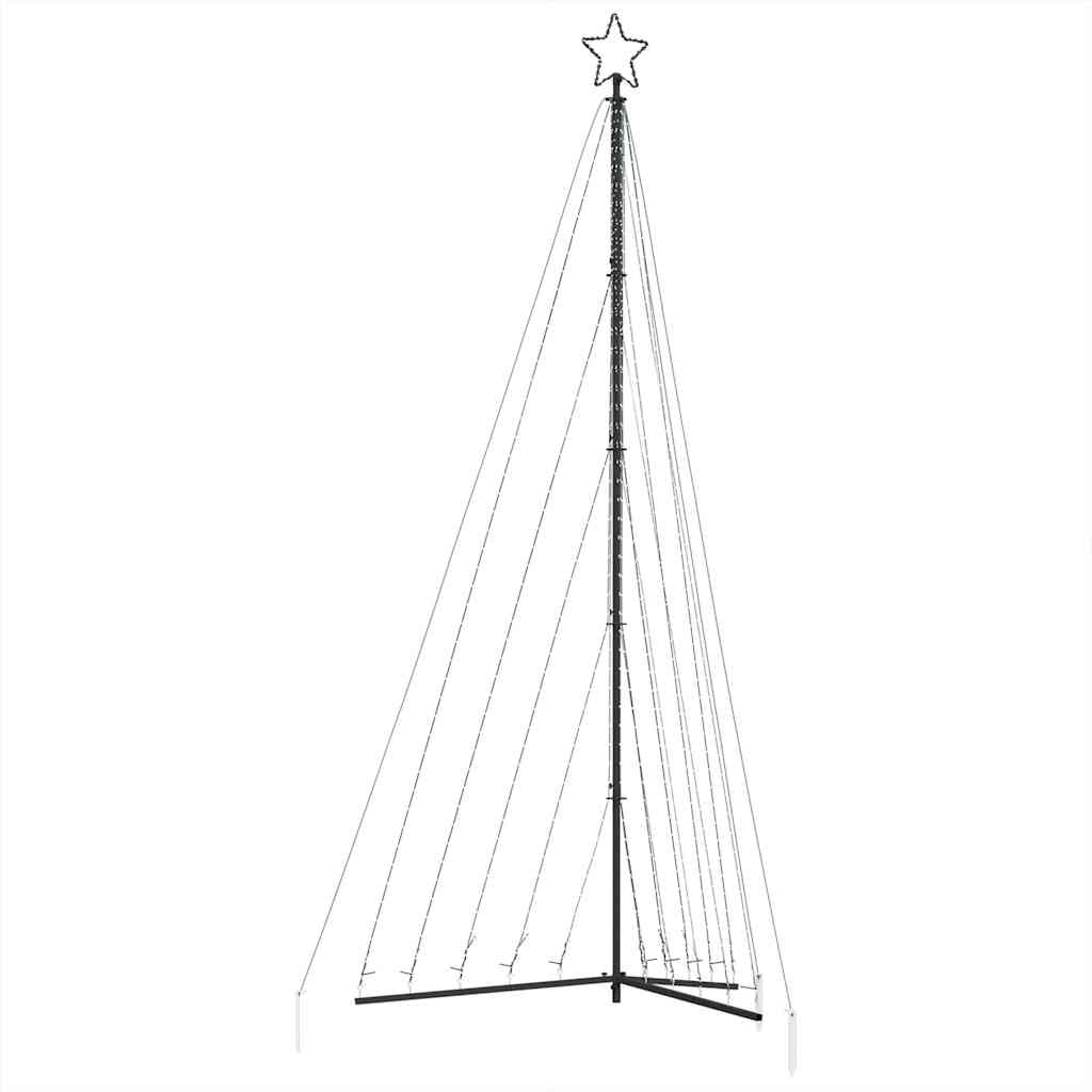 Weihnachtsbaumbeleuchtung 570 kaltweiße LEDs 399 cm