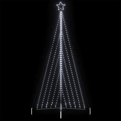 Weihnachtsbaumbeleuchtung 570 kaltweiße LEDs 399 cm