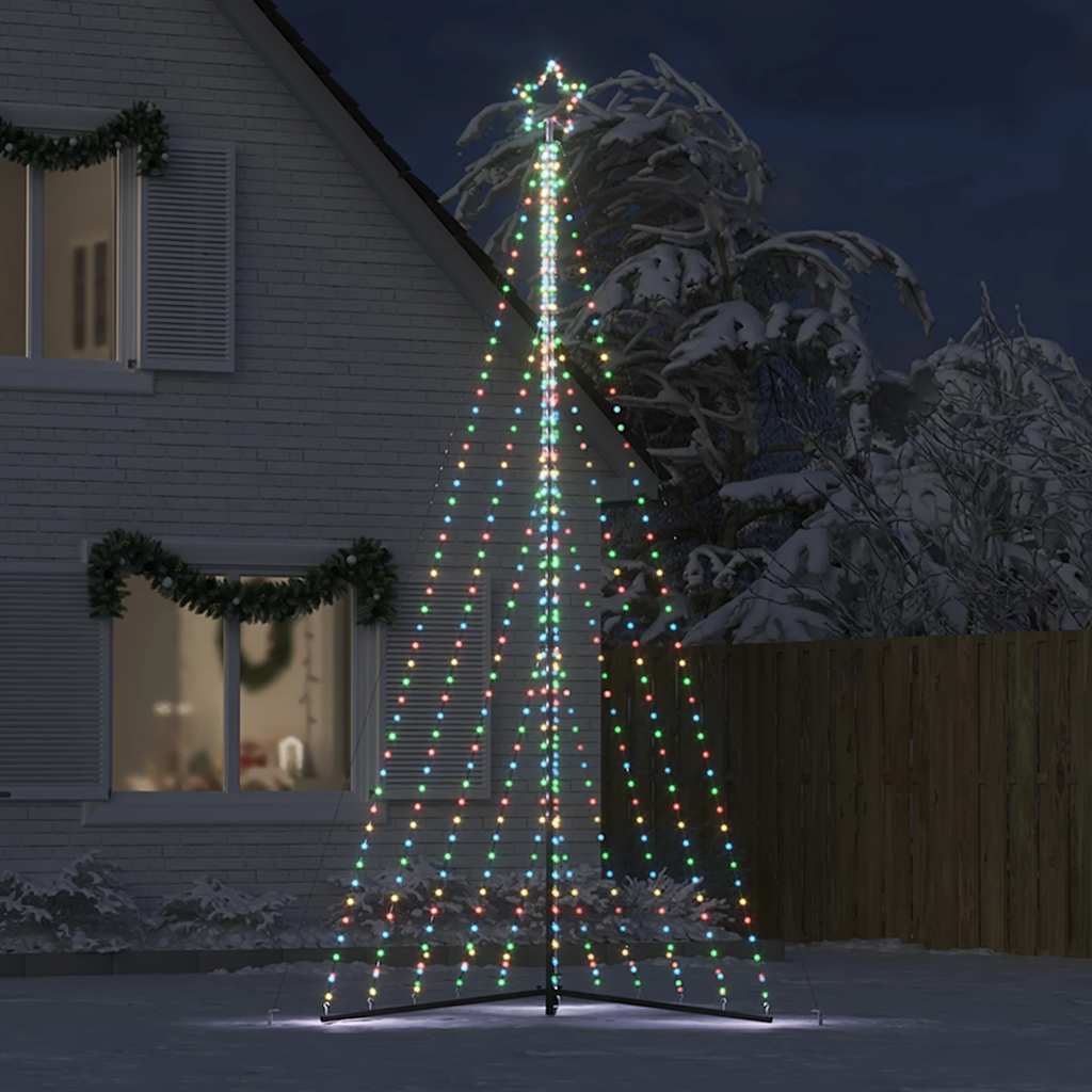 Weihnachtsbaumbeleuchtung 570 bunte LEDs 399 cm