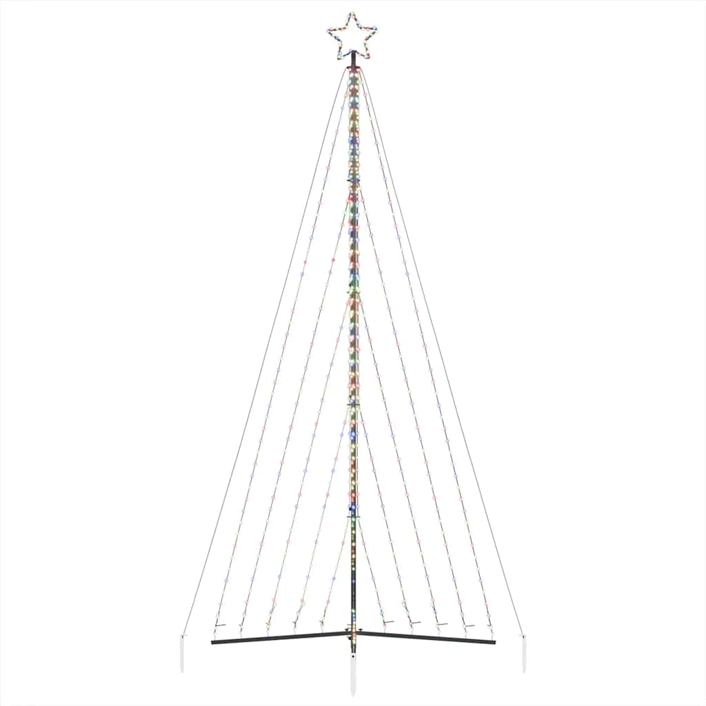 Weihnachtsbaumbeleuchtung 570 bunte LEDs 399 cm