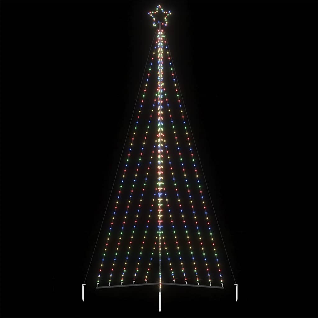 Weihnachtsbaumbeleuchtung 570 bunte LEDs 399 cm
