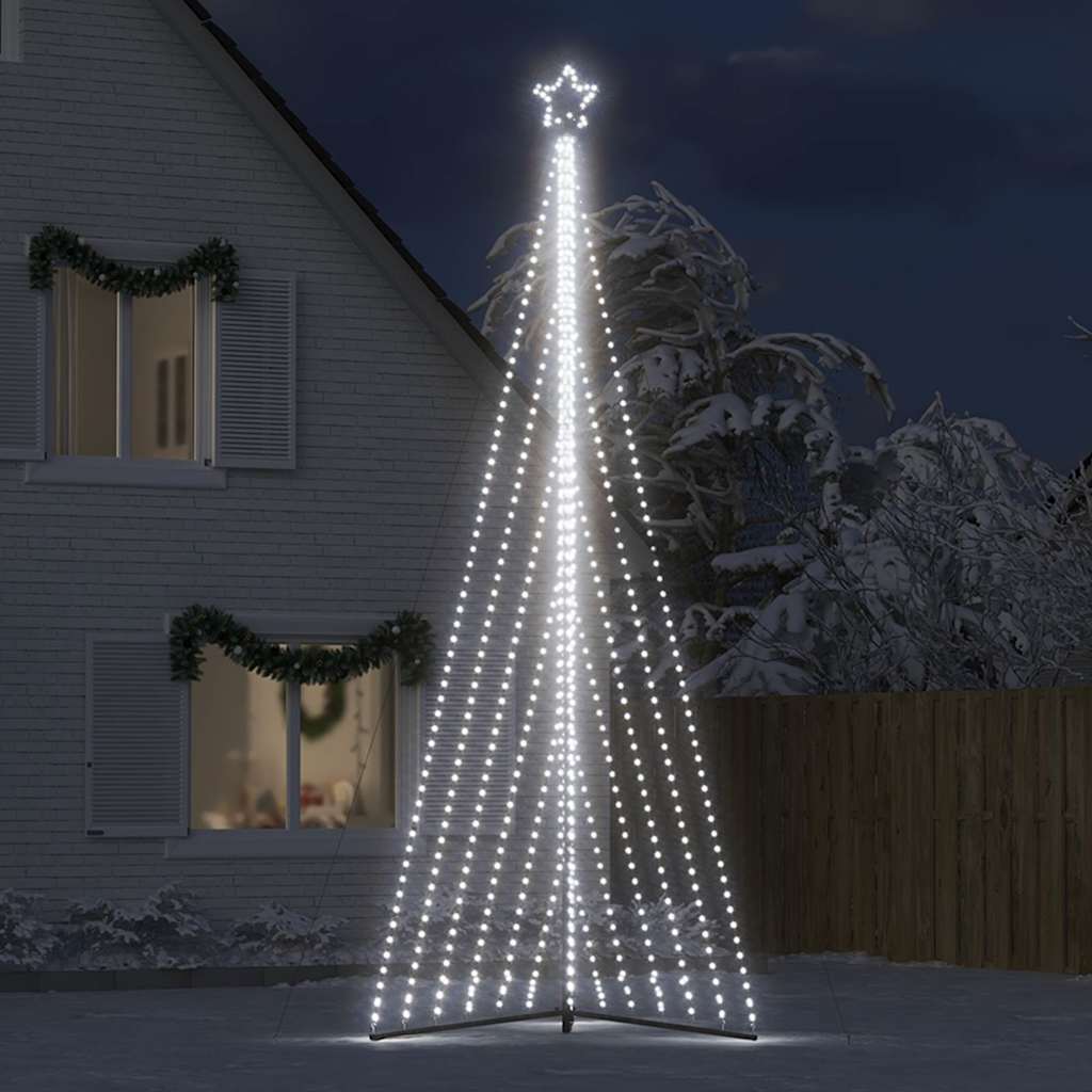 Weihnachtsbaumbeleuchtung 789 kaltweiße LEDs 476 cm