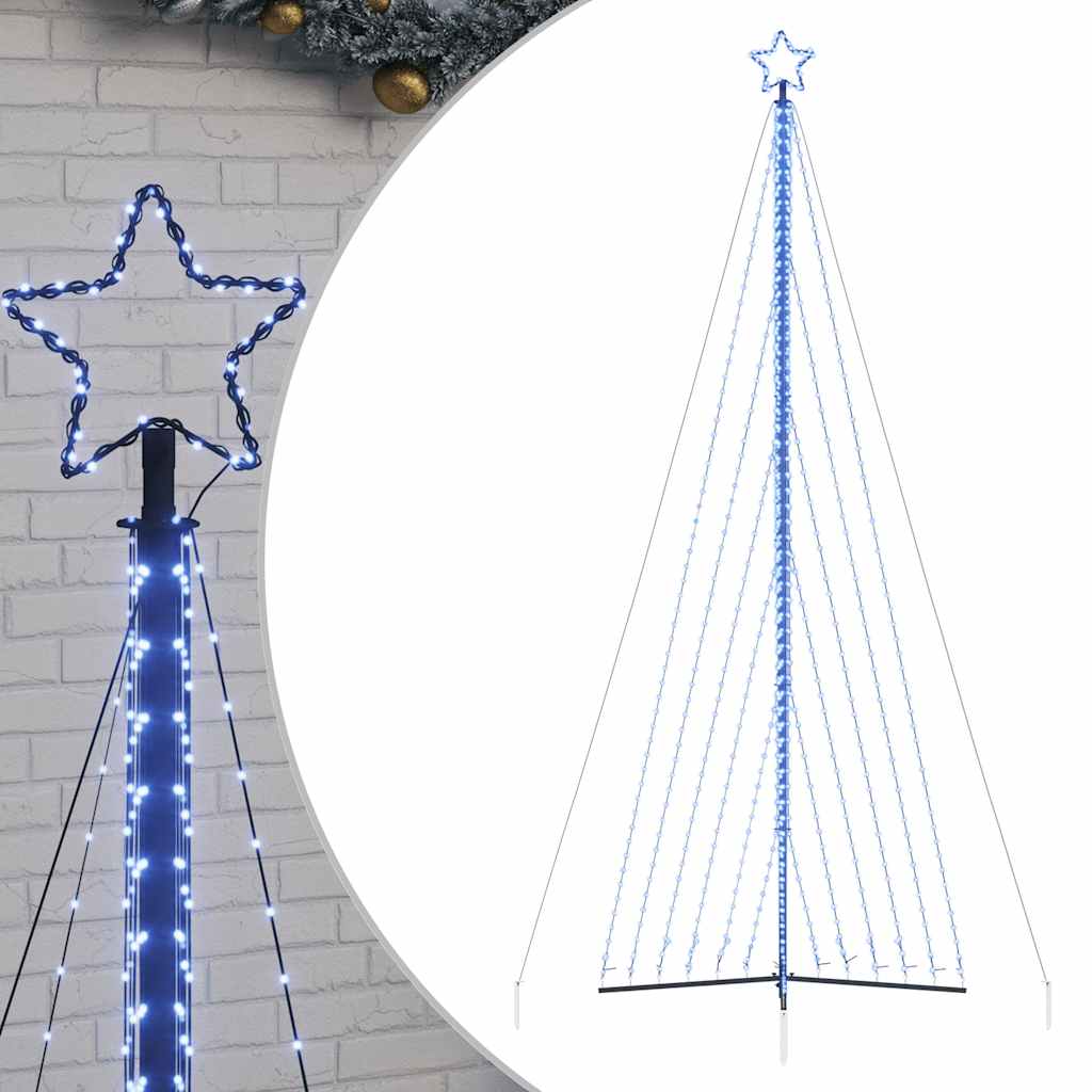 Weihnachtsbaumbeleuchtung 789 blaue LEDs 476 cm