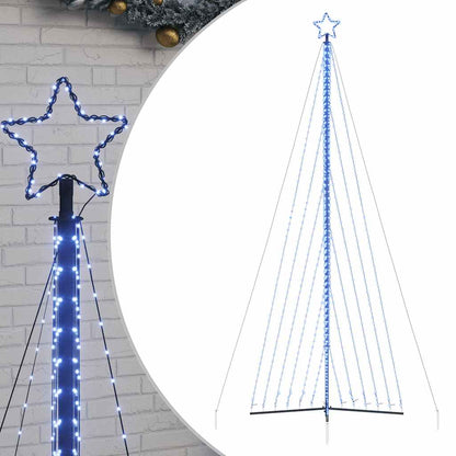 Weihnachtsbaumbeleuchtung 789 blaue LEDs 476 cm