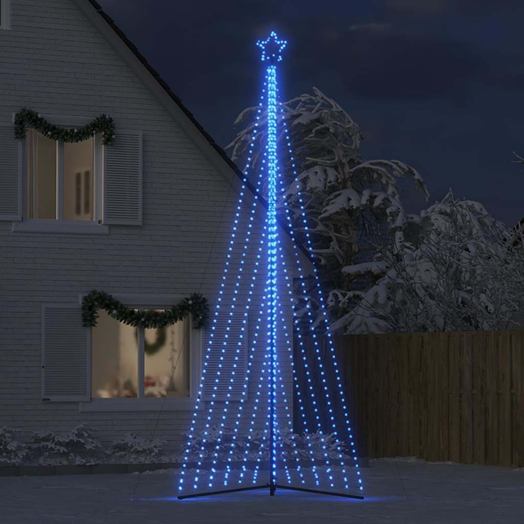 Weihnachtsbaumbeleuchtung 789 blaue LEDs 476 cm
