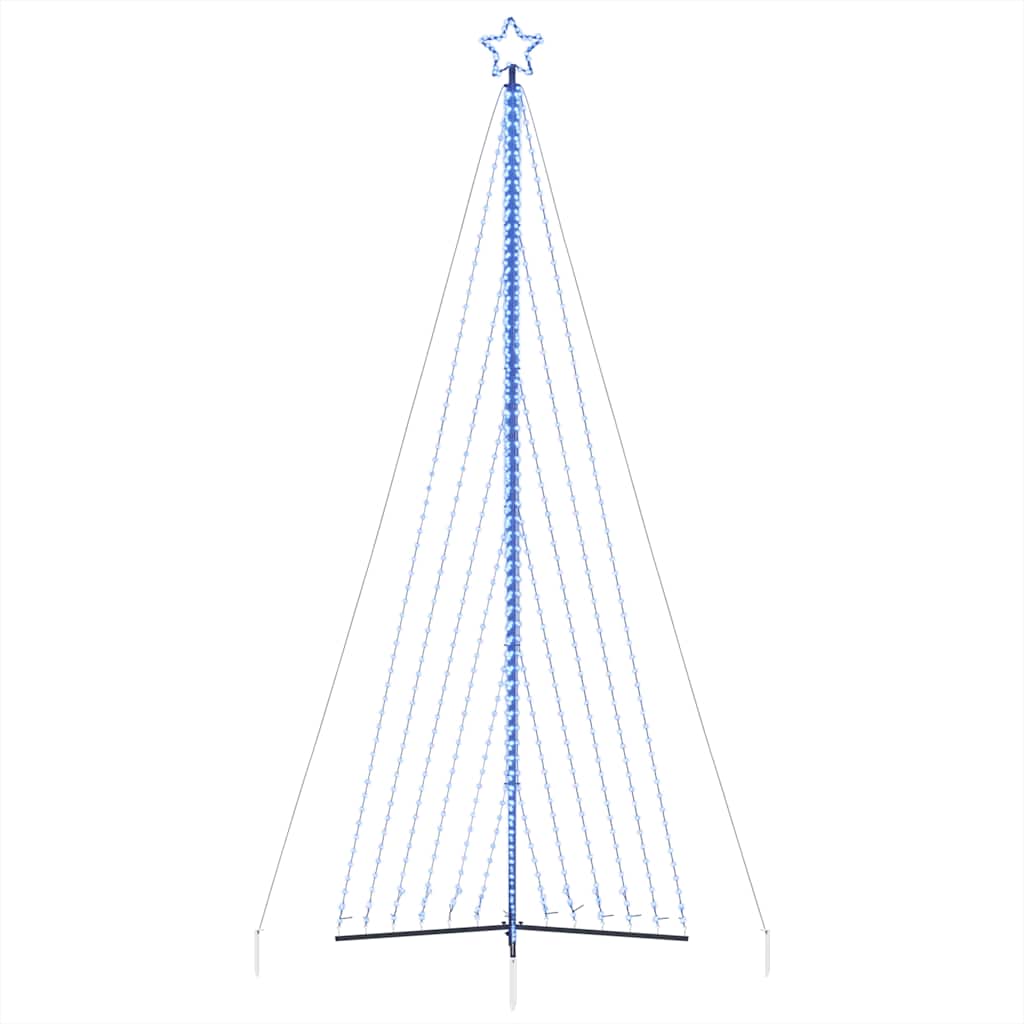 Weihnachtsbaumbeleuchtung 789 blaue LEDs 476 cm