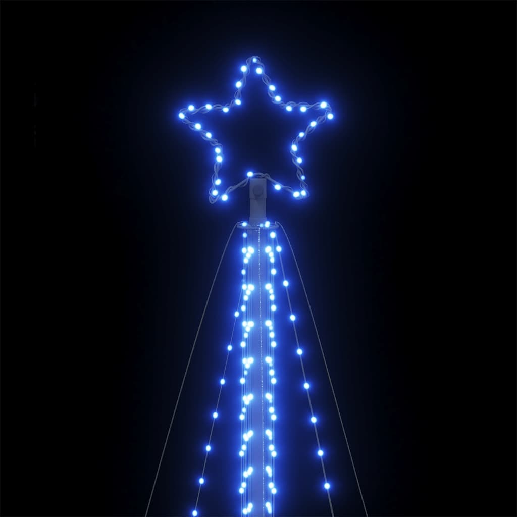Weihnachtsbaumbeleuchtung 789 blaue LEDs 476 cm