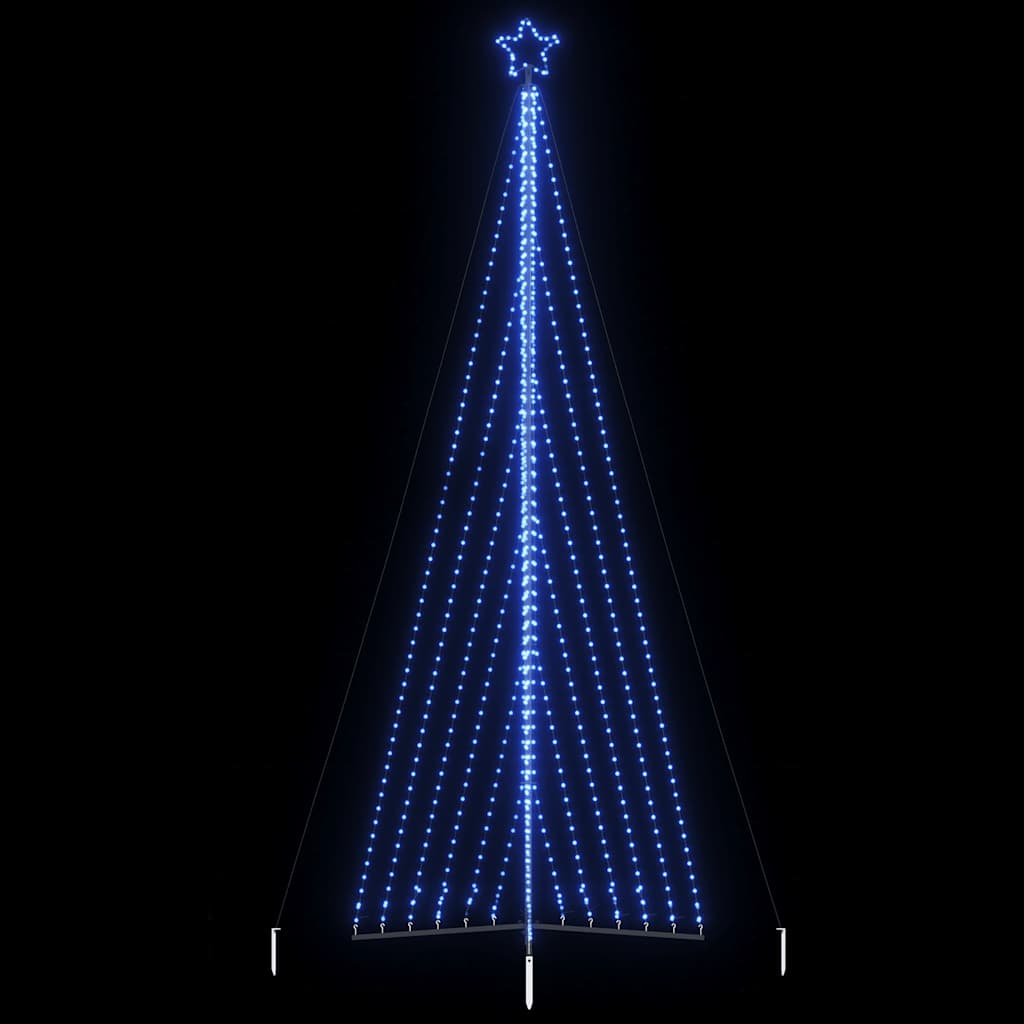 Weihnachtsbaumbeleuchtung 789 blaue LEDs 476 cm