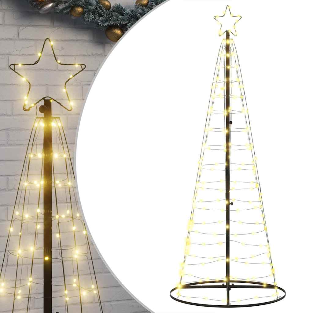 LED-kerstboom 200 LEDs warm wit 180 cm