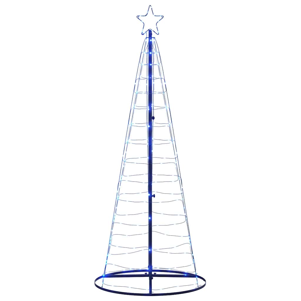 LED-kerstboom 200 LEDs 180 cm blauw