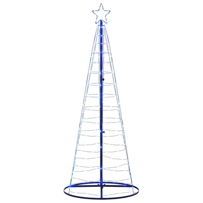 LED-kerstboom 200 LEDs 180 cm blauw