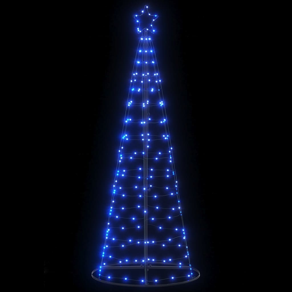 LED-kerstboom 200 LEDs 180 cm blauw