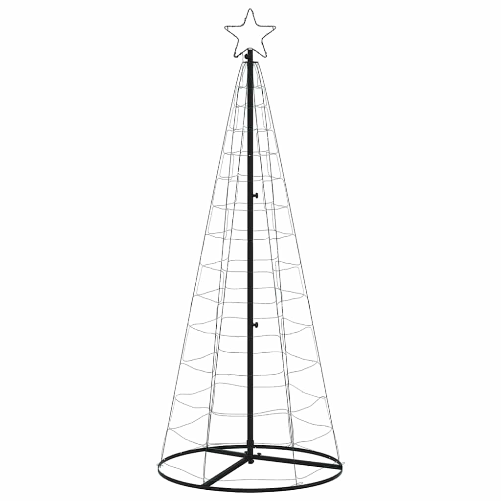 LED-kerstboom 200 LEDs kleurrijk 180 cm