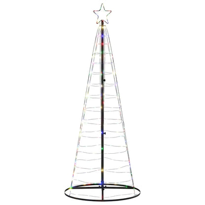 LED-kerstboom 200 LEDs kleurrijk 180 cm
