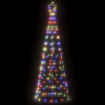 LED-kerstboom 200 LEDs kleurrijk 180 cm