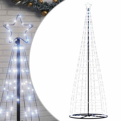 LED-kerstboom 550 LEDs koud wit 300 cm