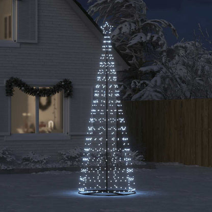 LED-kerstboom 550 LEDs koud wit 300 cm