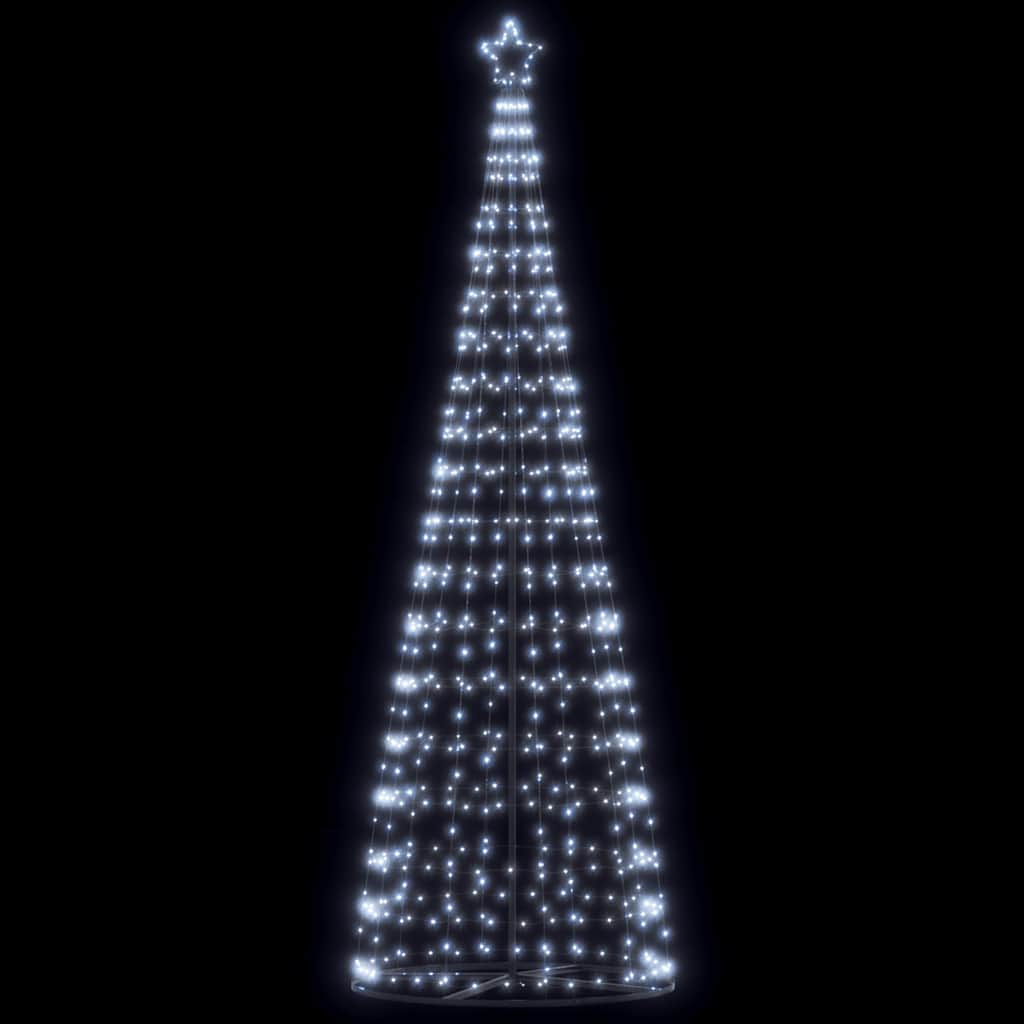 LED-kerstboom 550 LEDs koud wit 300 cm