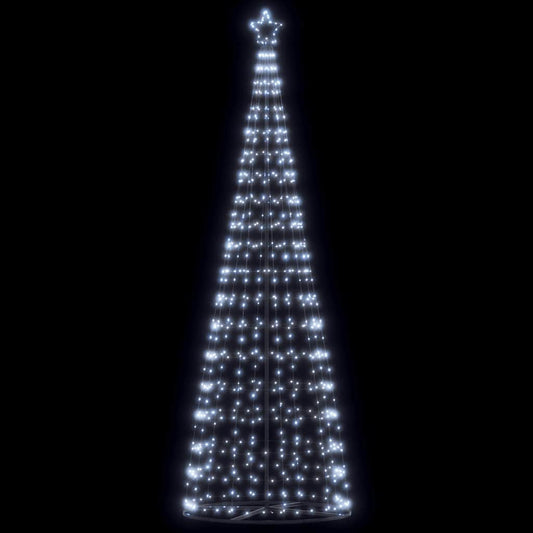 LED-kerstboom 550 LEDs koud wit 300 cm