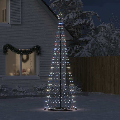 LED-kerstboom 550 LEDs kleurrijk 300 cm