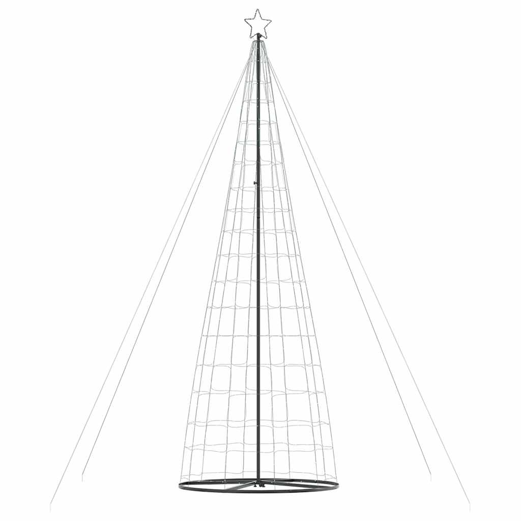 LED-kerstboom 1534 LEDs koud wit 500 cm