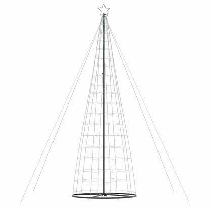 LED-kerstboom 1534 LEDs koud wit 500 cm