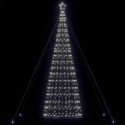 LED-kerstboom 1534 LEDs koud wit 500 cm