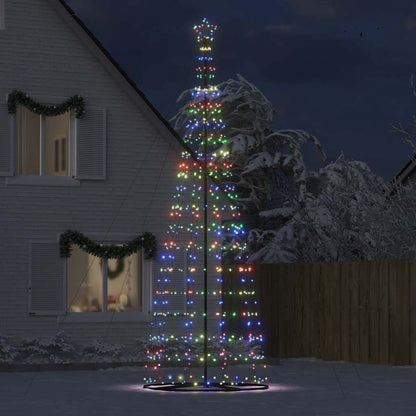 LED-kerstboom 1534 LEDs kleurrijk 500 cm