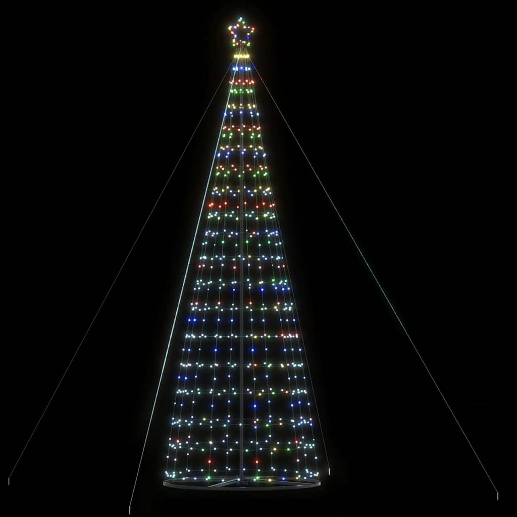 LED-kerstboom 1534 LEDs kleurrijk 500 cm