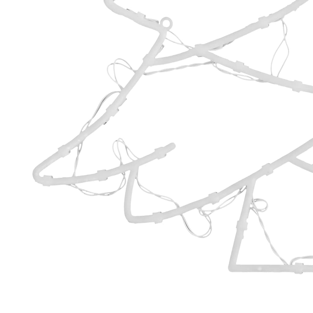 Christmas lights Christmas tree silhouette 2 pcs 50 LEDs warm white