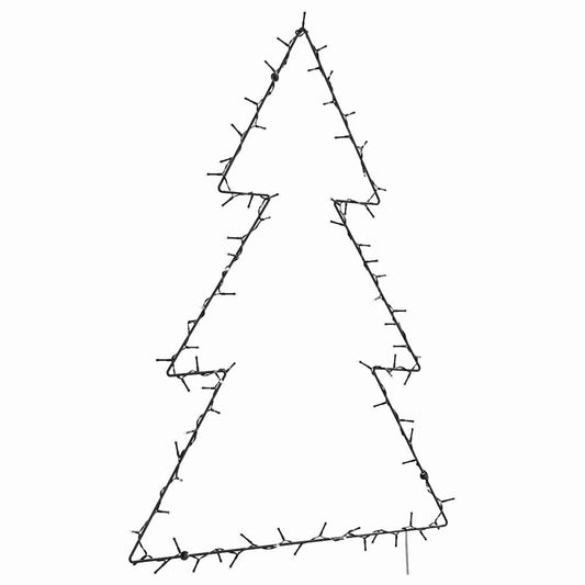 Christmas lights Christmas tree silhouette 115 LEDs warm white