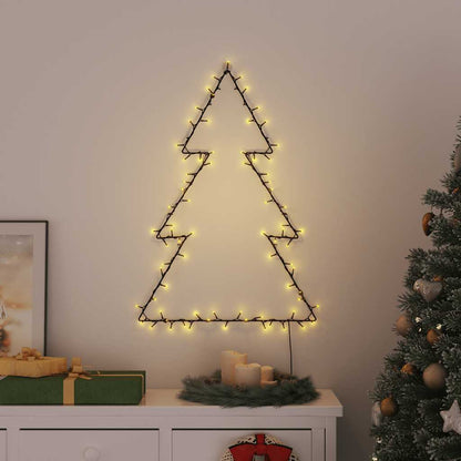 Weihnachtsbeleuchtung Weihnachtsbaum Silhouette 115 LEDs warmweiß