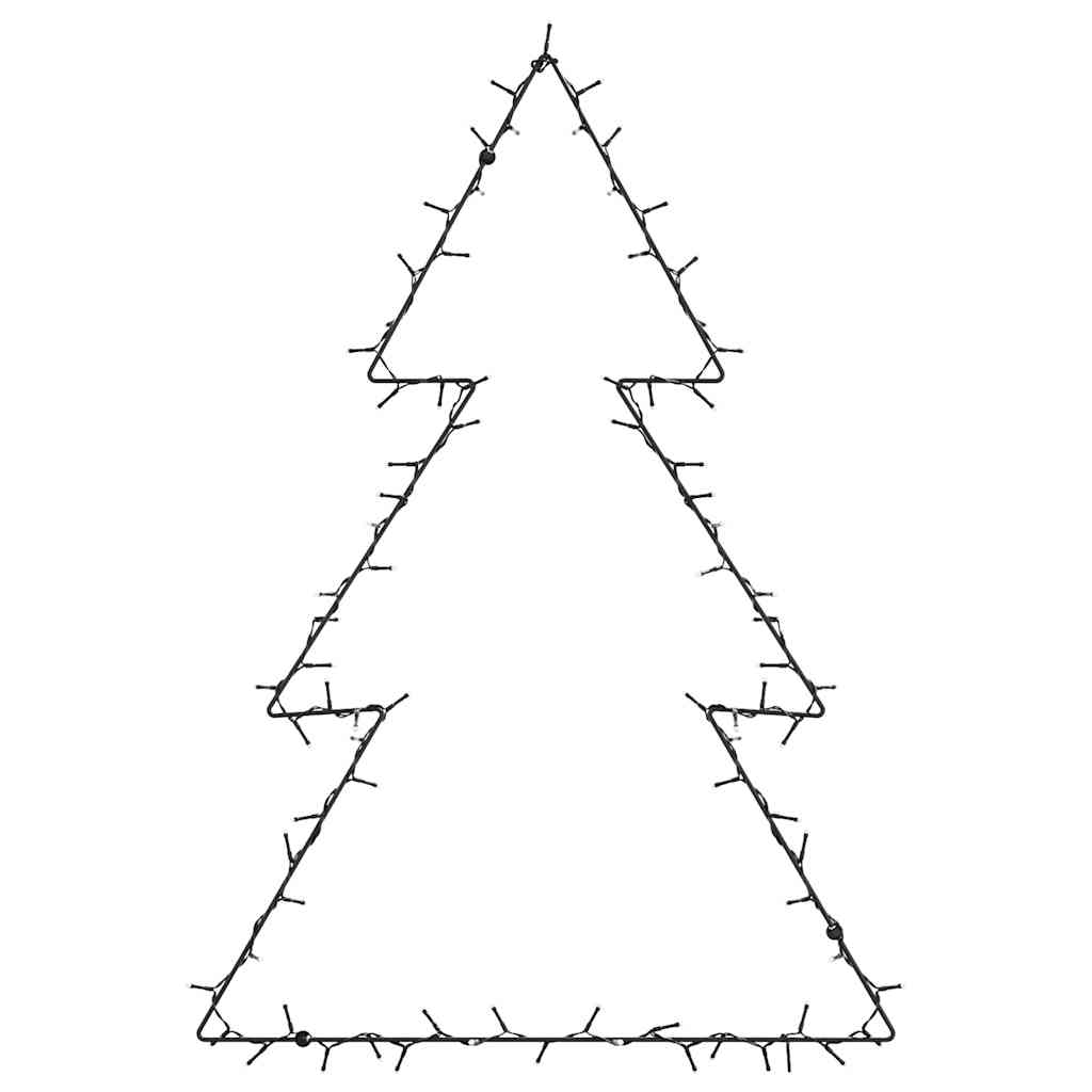 Weihnachtsbeleuchtung Weihnachtsbaum Silhouette 115 LEDs warmweiß