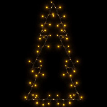 Weihnachtsbeleuchtung Weihnachtsbaum Silhouette 80 LEDs warmweiß
