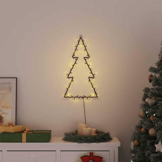 Christmas lights Christmas tree silhouette 80 LEDs warm white
