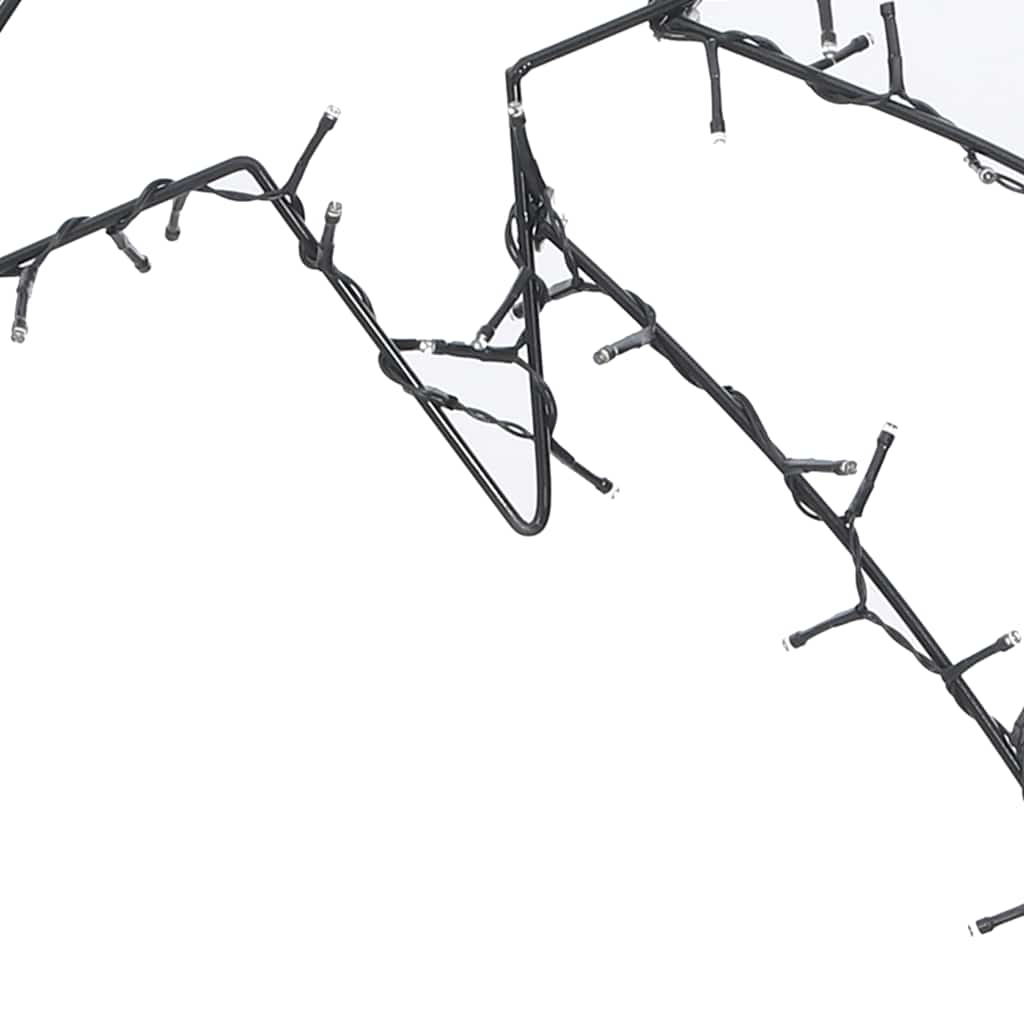 Christmas lights shooting star silhouette 115 LEDs warm white