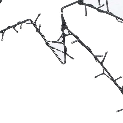 Christmas lights shooting star silhouette 80 LEDs warm white