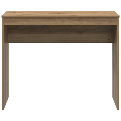 Desk 90x40x72 cm processed wood artisanal oak color