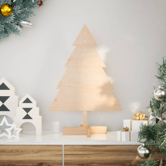 Christmas decoration Christmas tree 70 cm solid wood