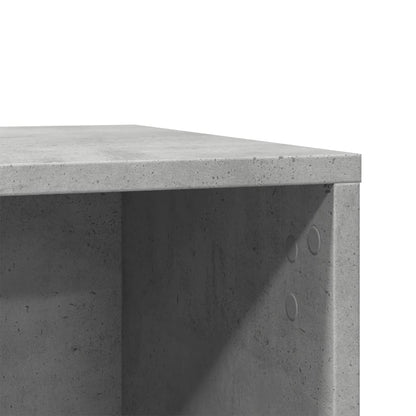 Cat litter box 80x50x45 cm processed wood concrete gray