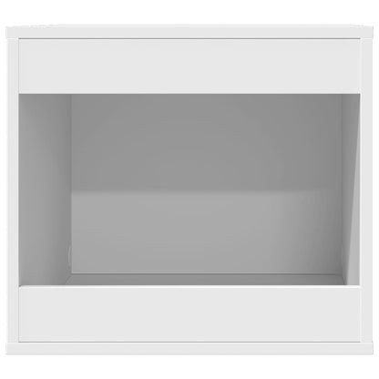 Cat litter box 47x59x42 cm processed wood white