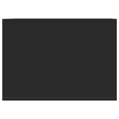 Kattenbakkast 47x59x42 cm bewerkt hout zwart